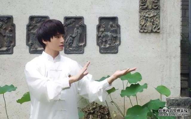陈奕天弘扬传统文化耍起太极做起太极大师